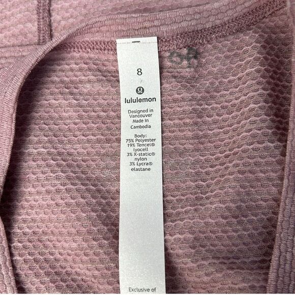 NWOT Lululemon X Barrys Stronger as One Muscle Tank in Heathered Vintage Mauve - Picture 9 of 11